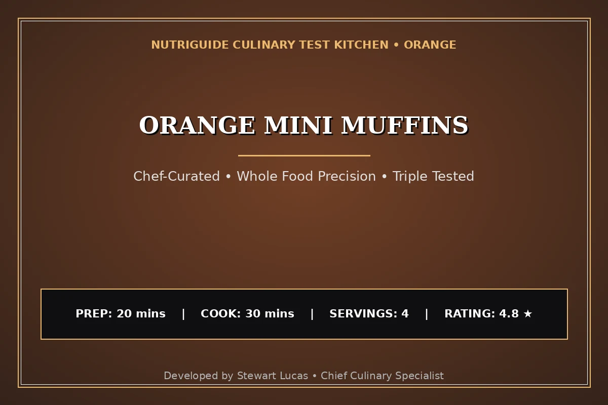 Orange Mini Muffins