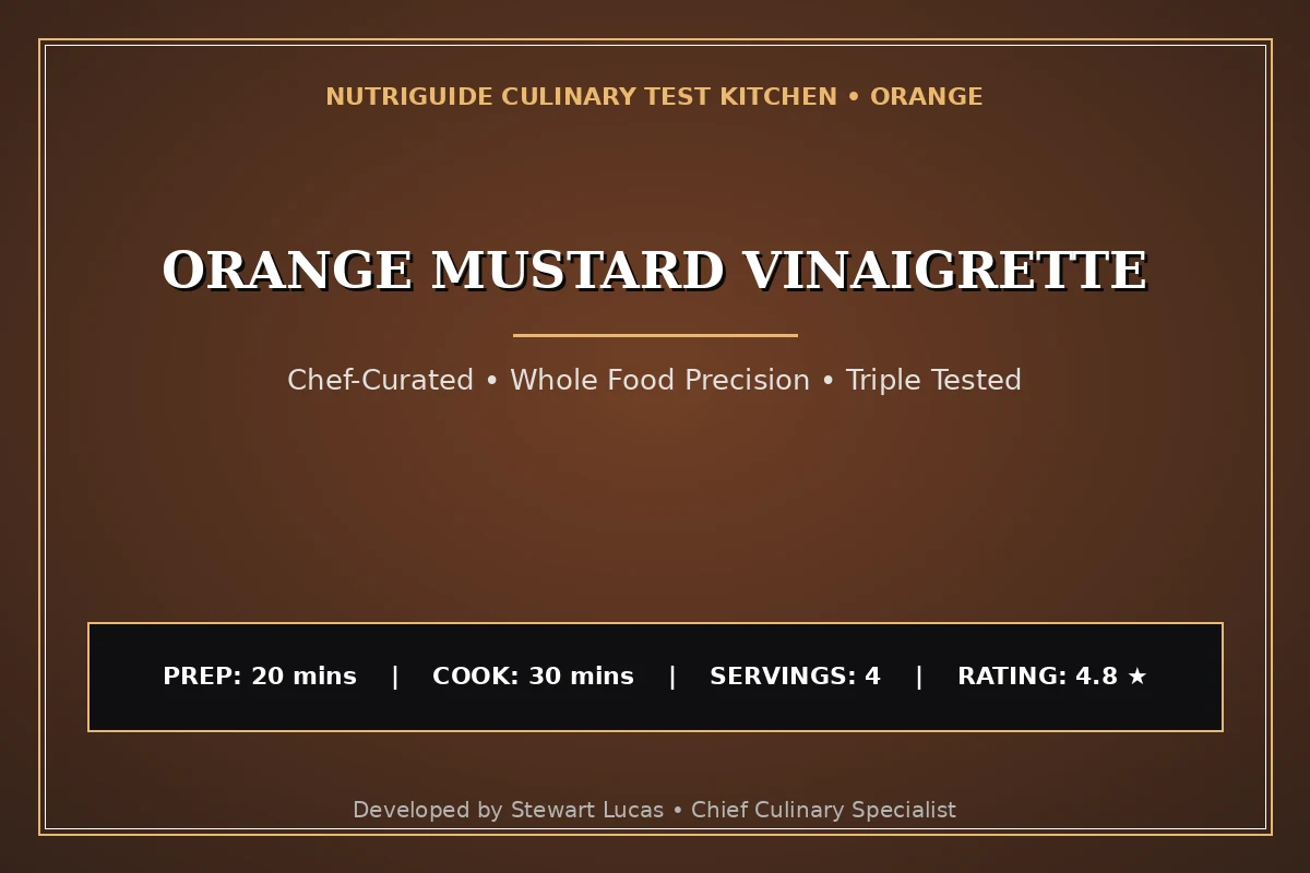 Orange Mustard Vinaigrette