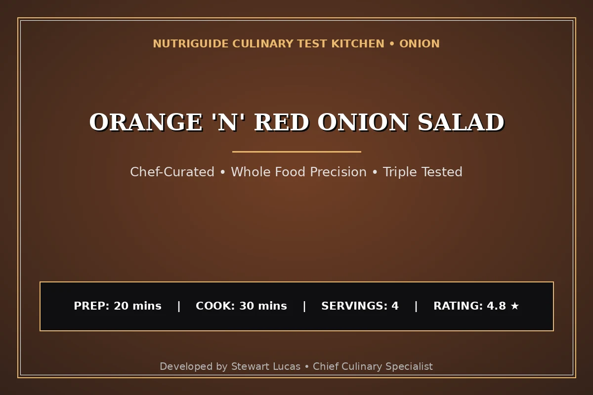 Orange 'N' Red Onion Salad