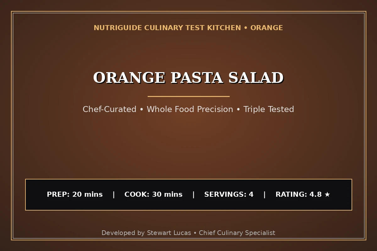 Orange Pasta Salad