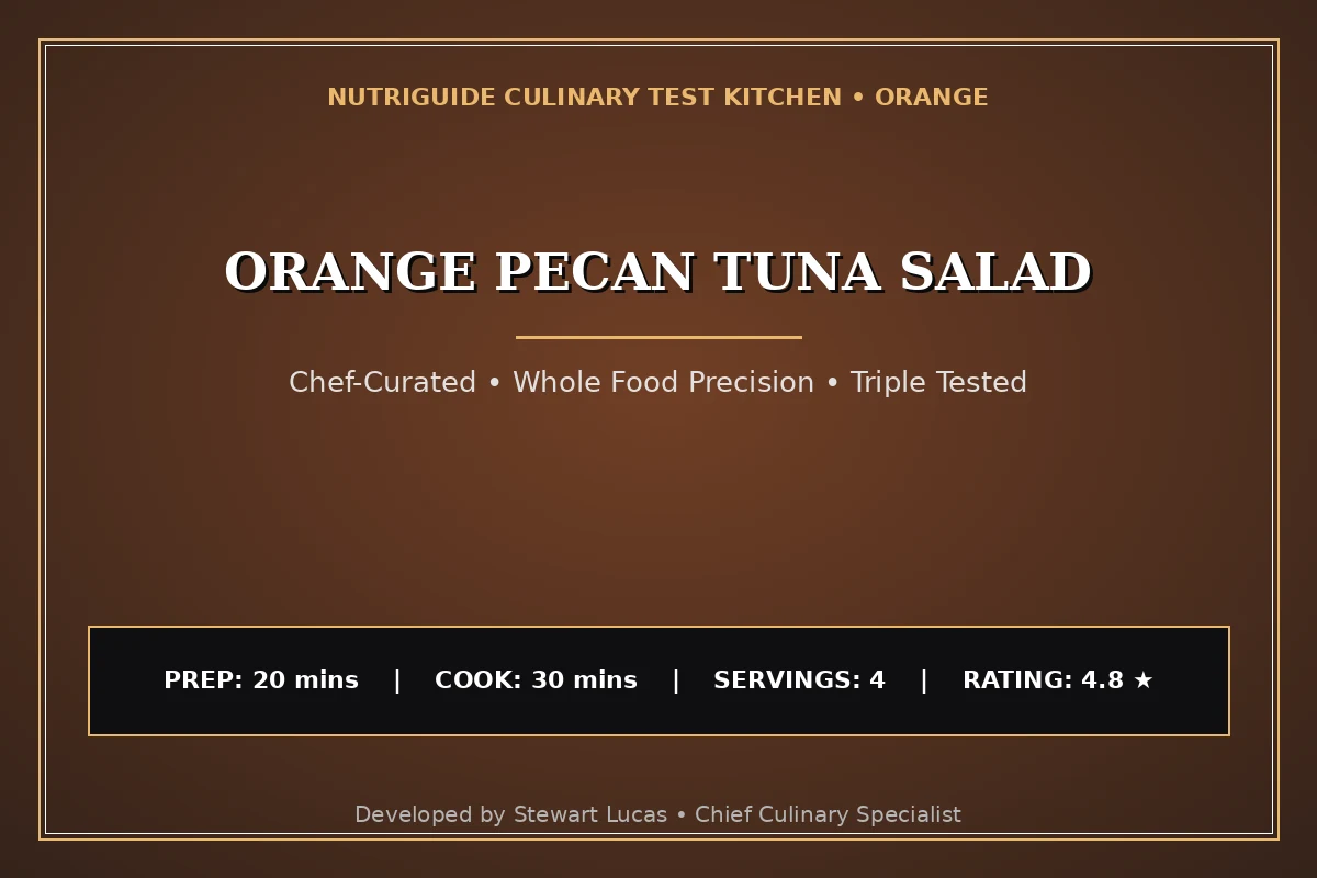 Orange Pecan Tuna Salad