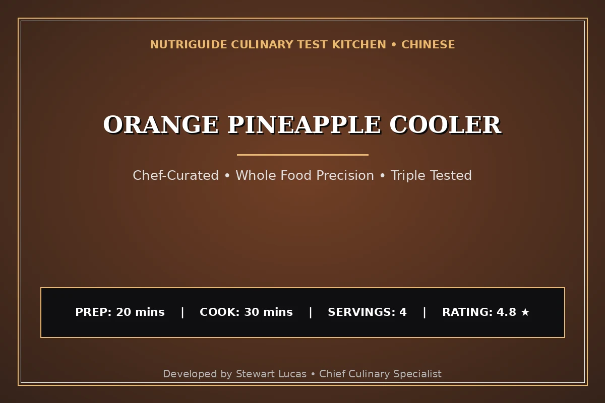 Orange Pineapple Cooler