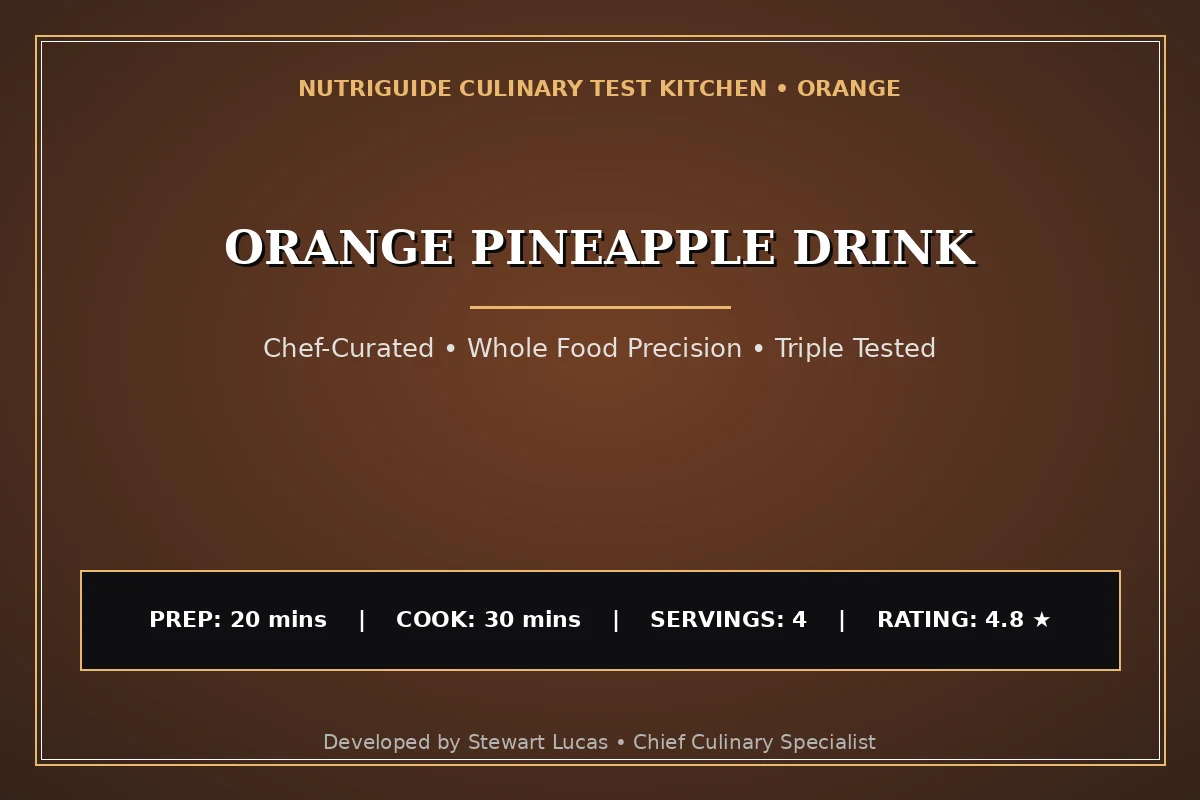 Orange Pineapple Drink