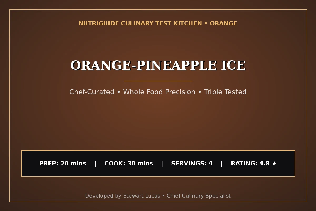 Orange-Pineapple Ice