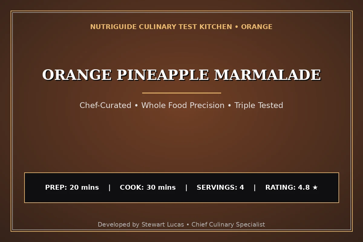 Orange Pineapple Marmalade