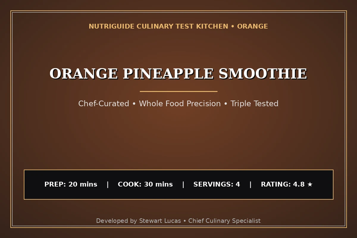 Orange Pineapple Smoothie