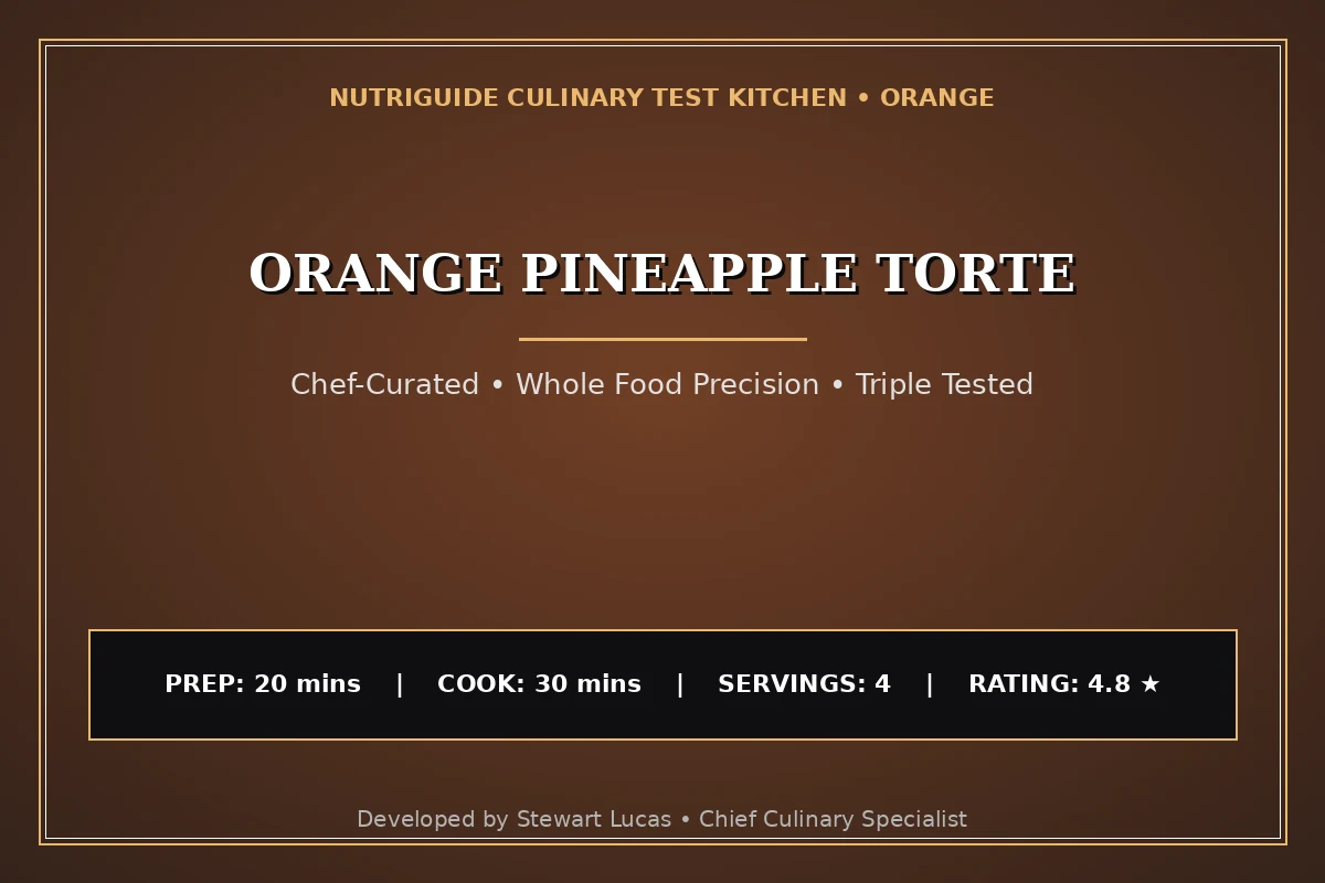 Orange Pineapple Torte