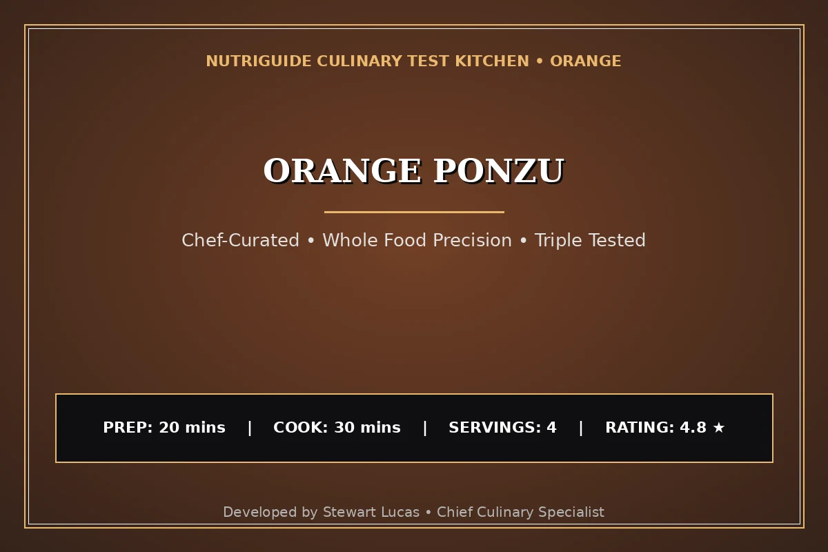 Orange Ponzu