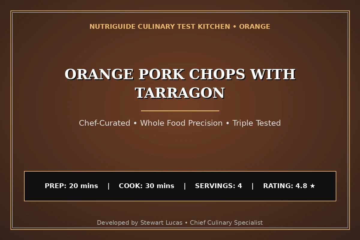 Orange Pork Chops With Tarragon