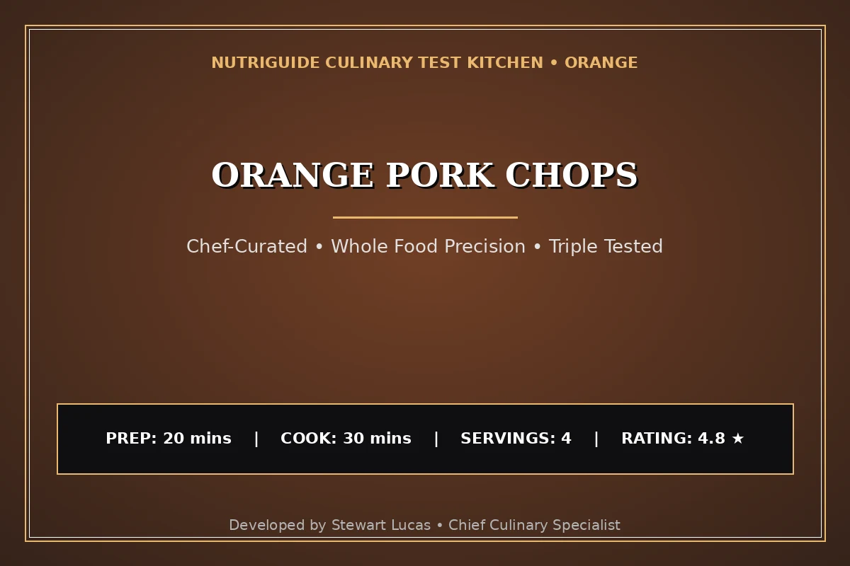 Orange Pork Chops