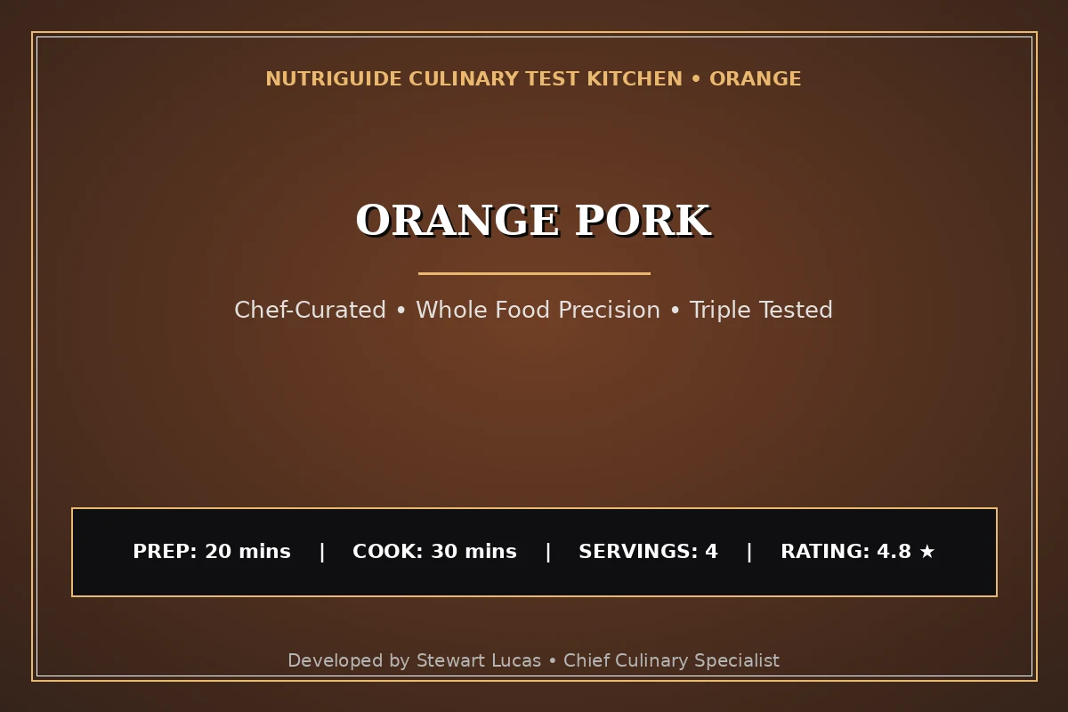Orange Pork