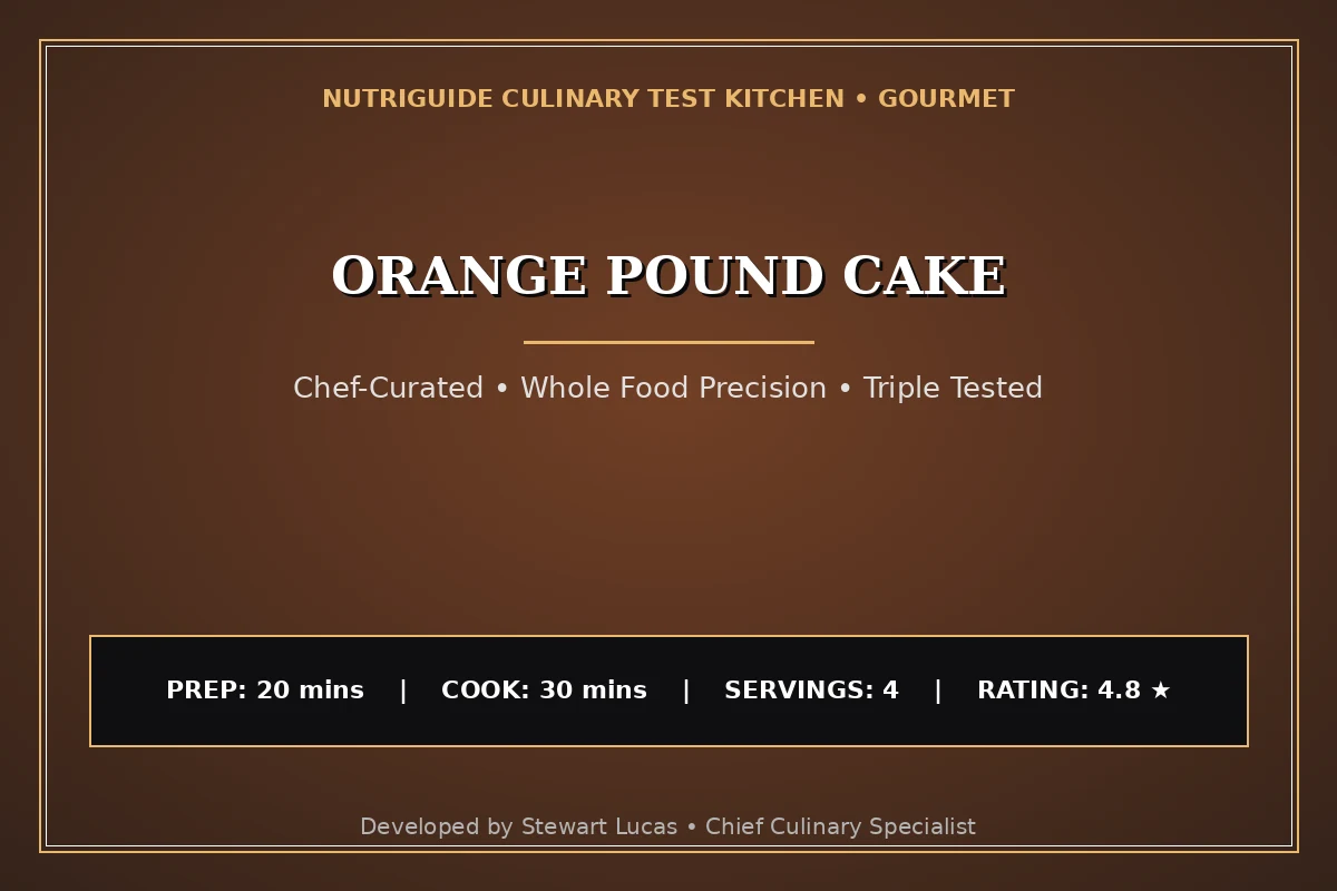 Orange Pound Cake