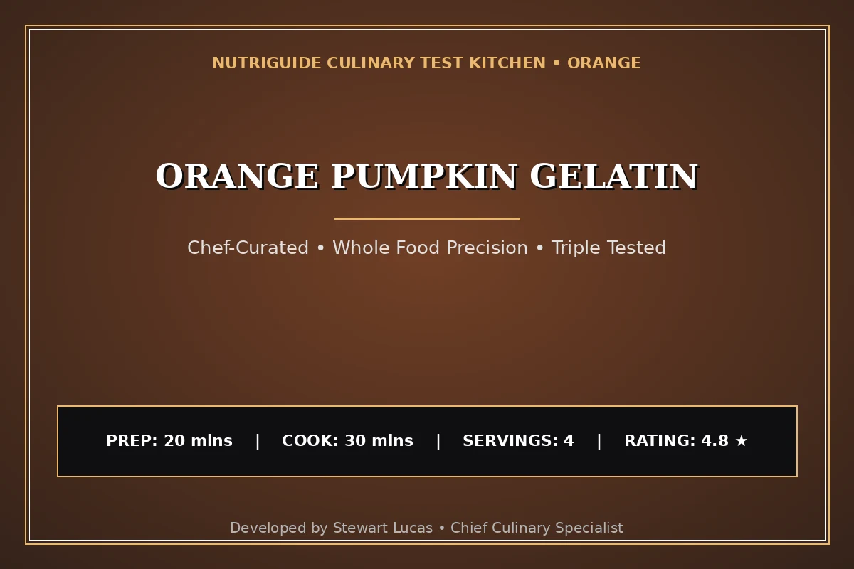 Orange Pumpkin Gelatin