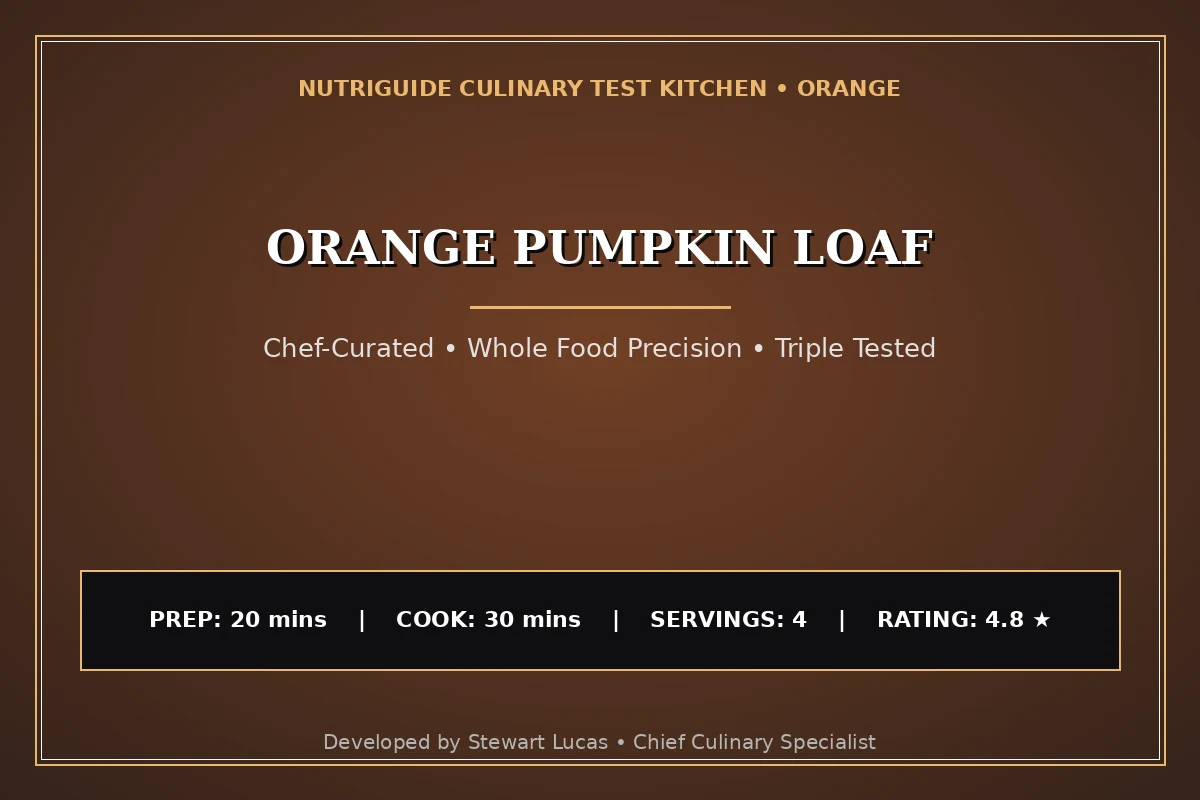 Orange Pumpkin Loaf