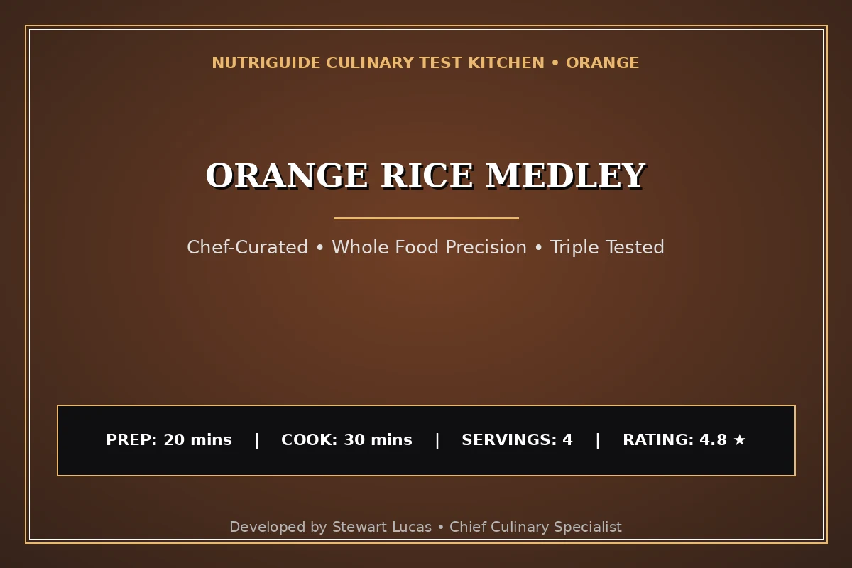 Orange Rice Medley