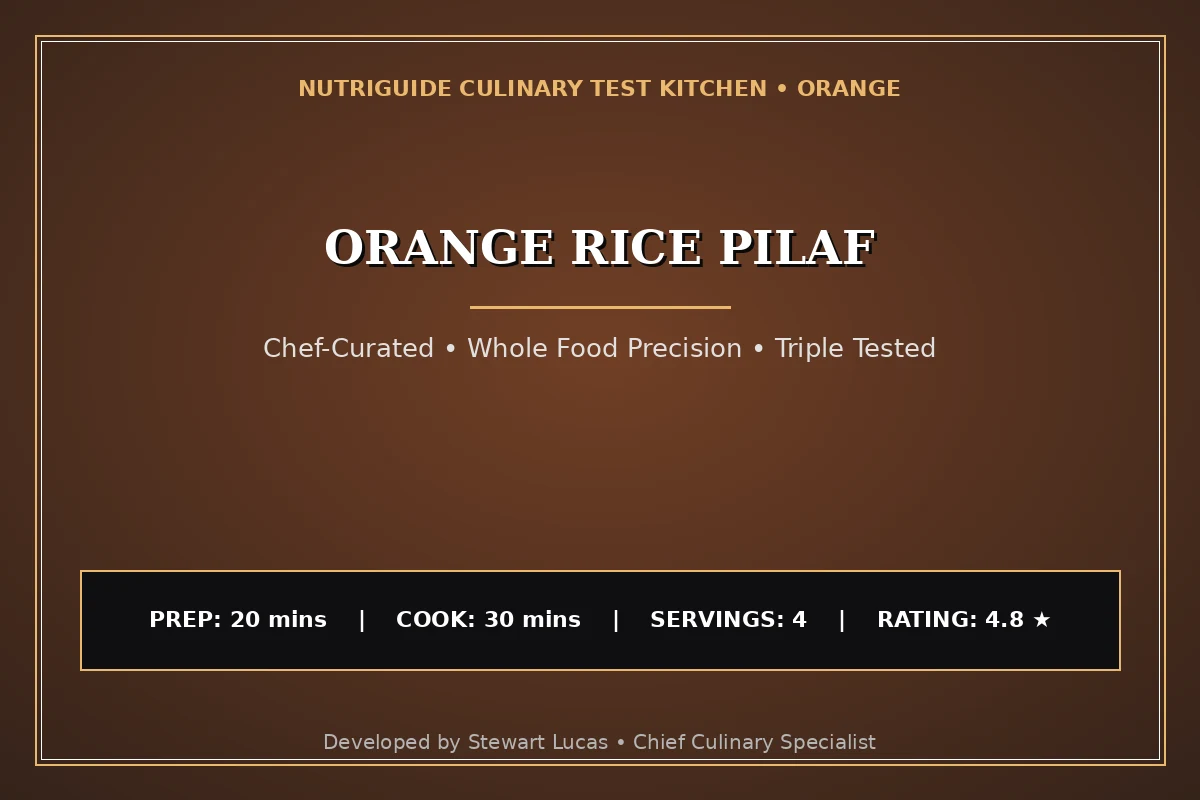 Orange Rice Pilaf