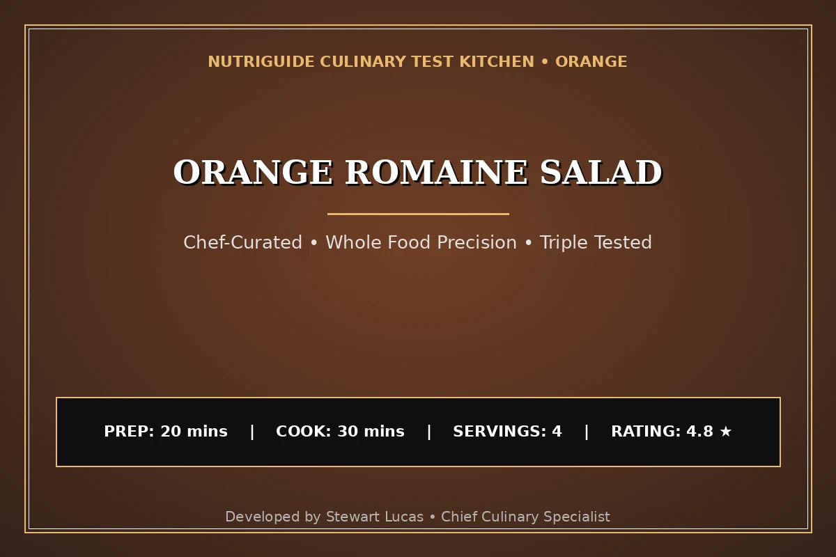 Orange Romaine Salad