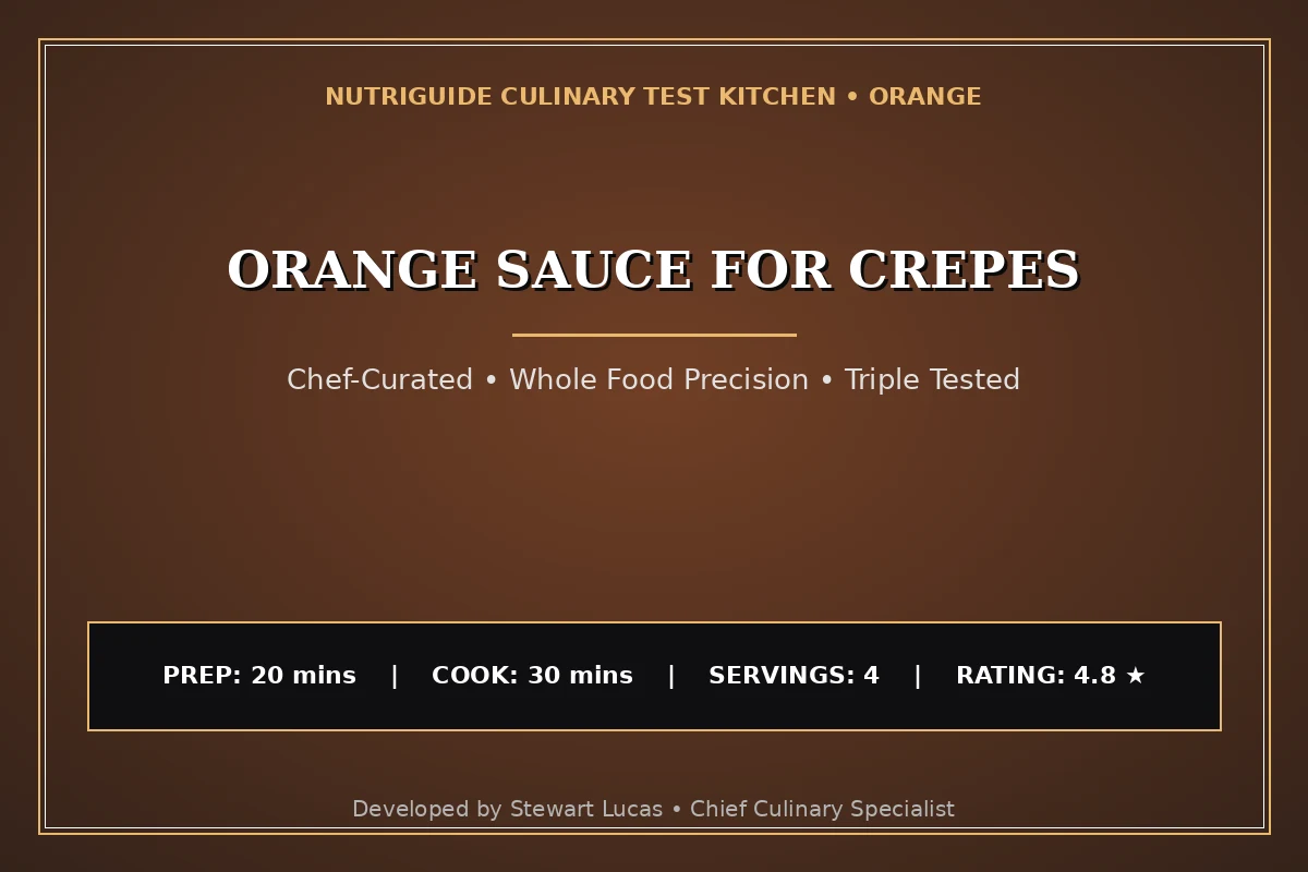 Orange Sauce For Crepes