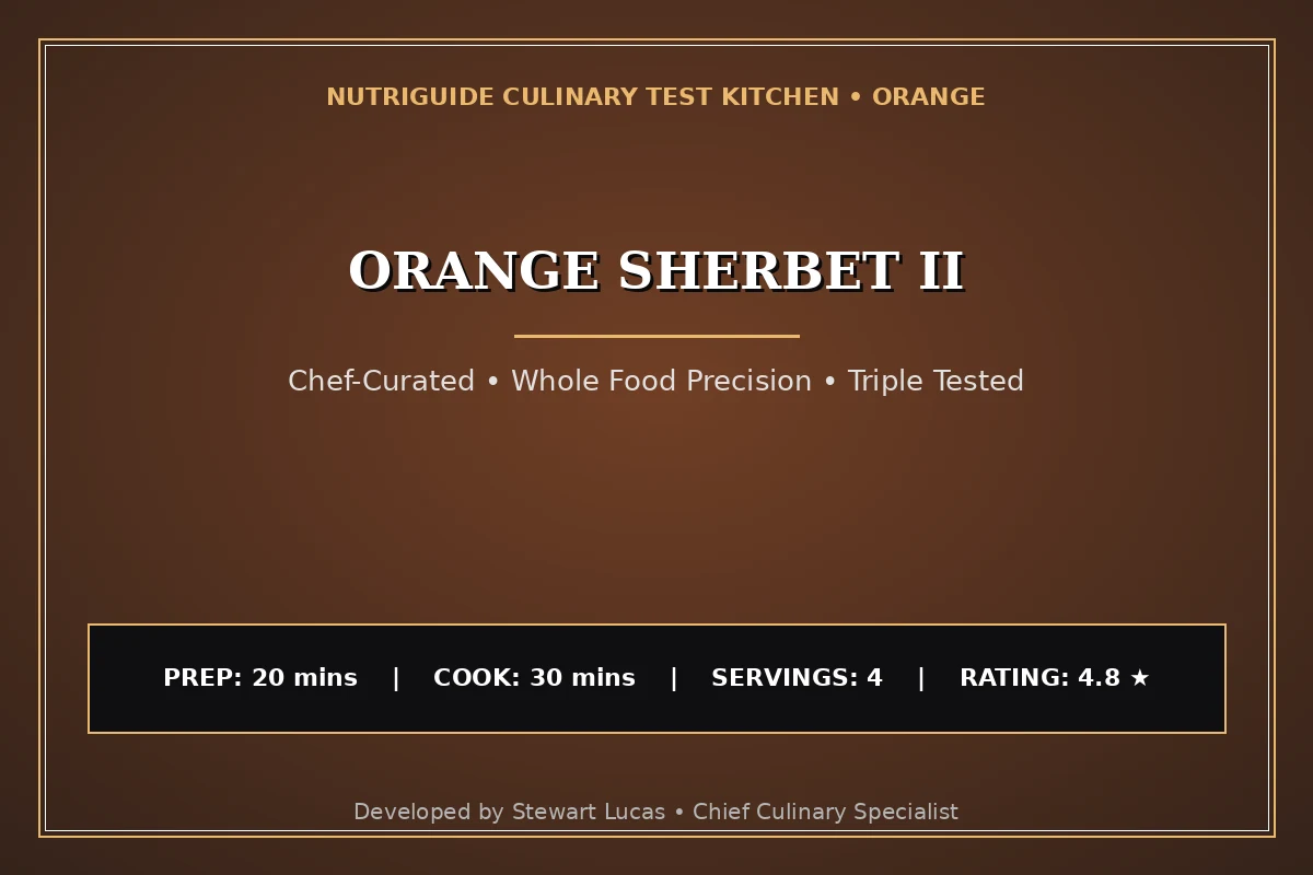 Orange Sherbet Ii