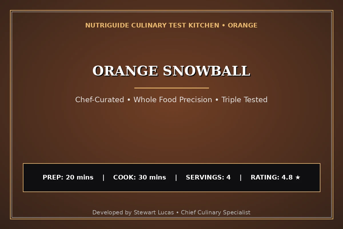 Orange Snowball