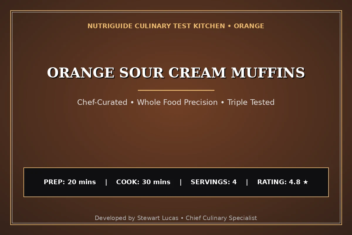Orange Sour Cream Muffins