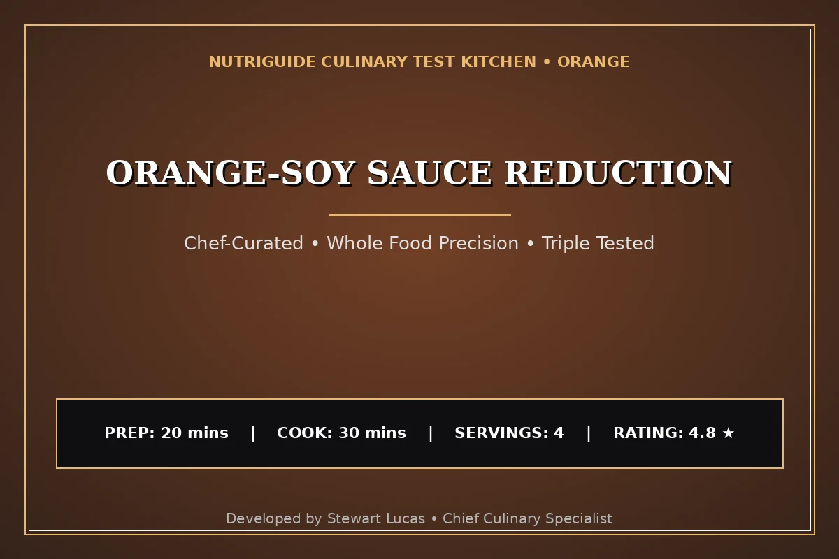 Orange-Soy Sauce Reduction