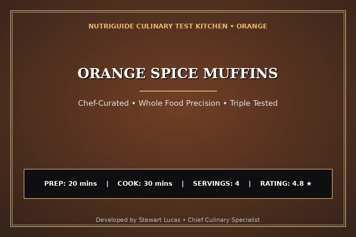 Orange Spice Muffins