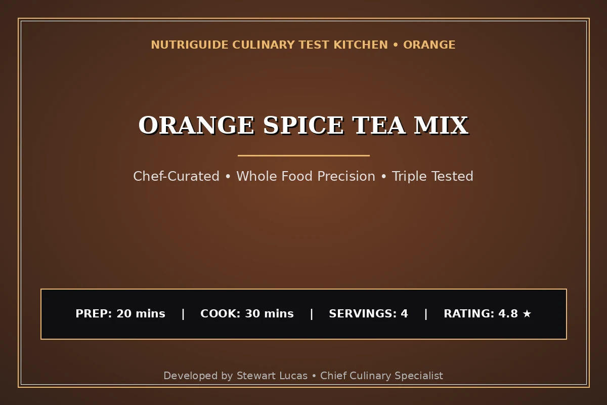 Orange Spice Tea Mix