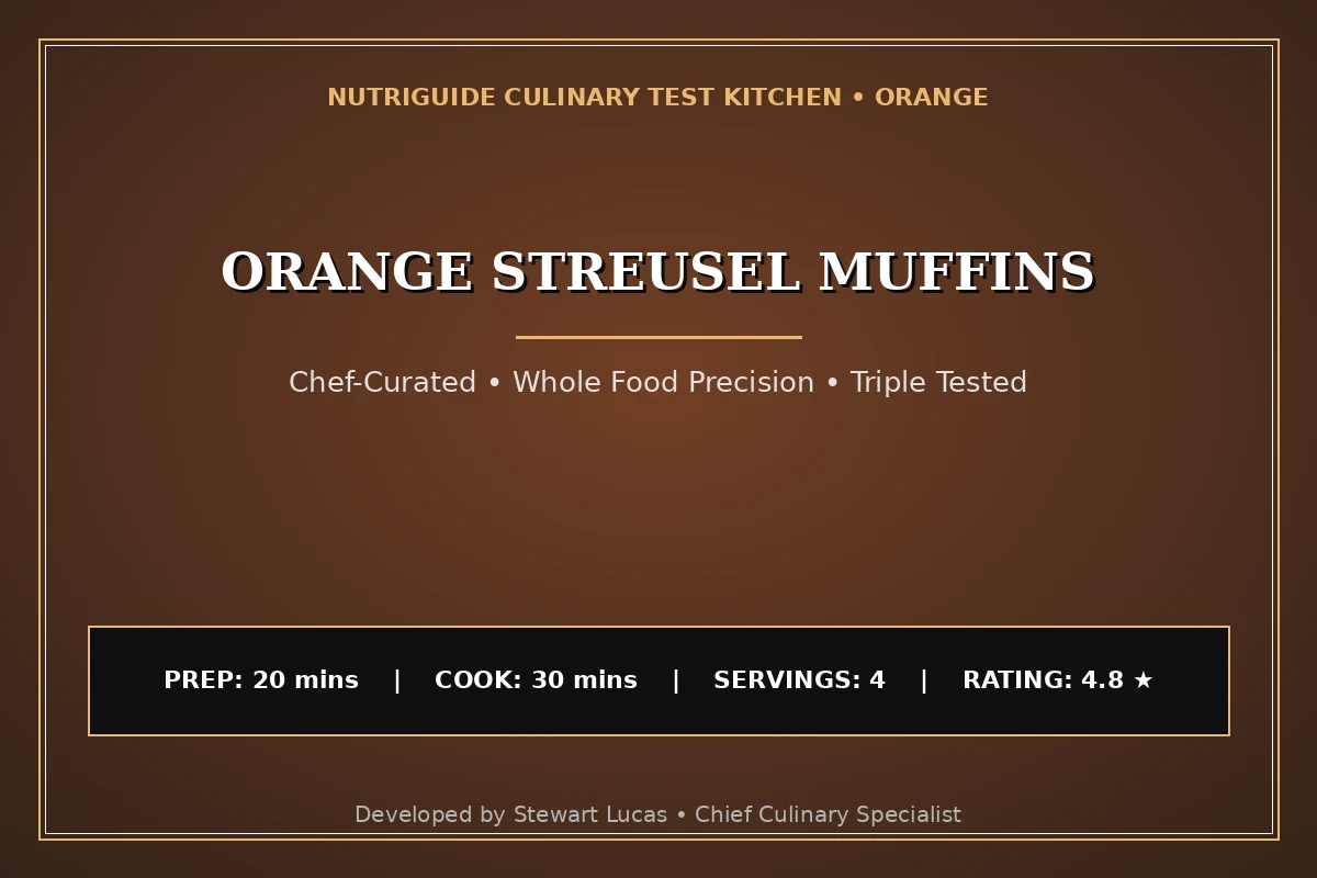 Orange Streusel Muffins