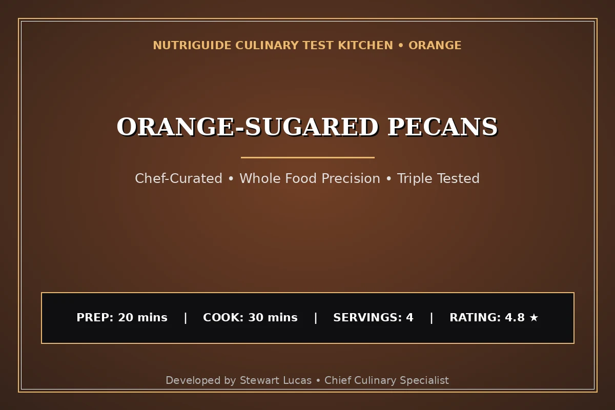 Orange-Sugared Pecans