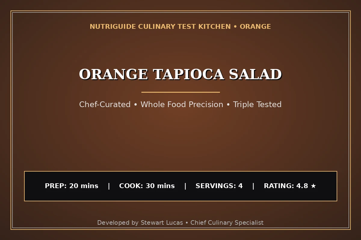 Orange Tapioca Salad
