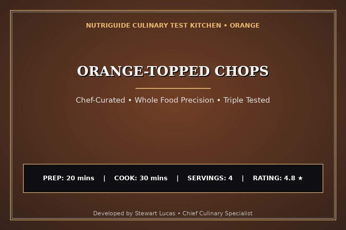 Orange-Topped Chops