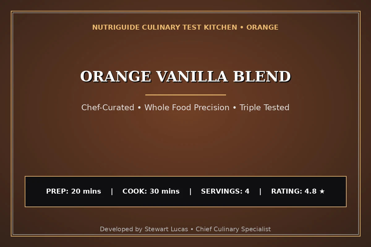 Orange Vanilla Blend