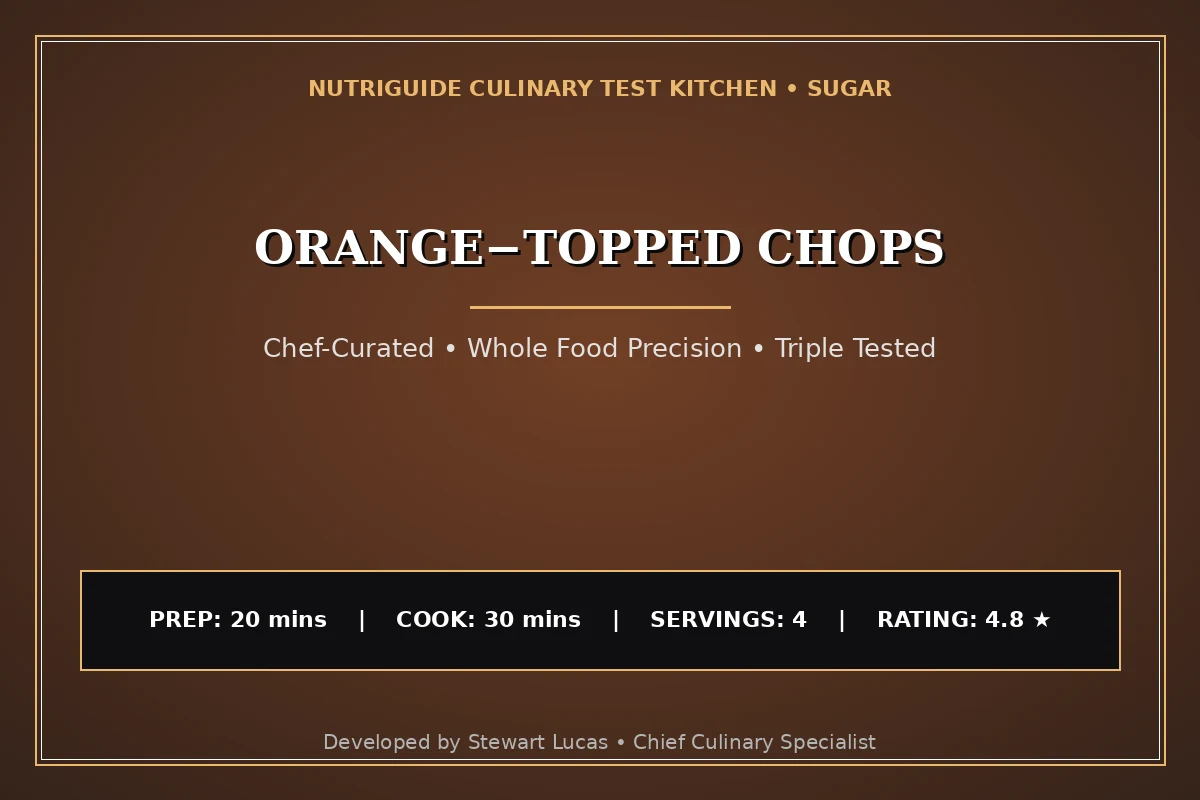 Orange−Topped Chops