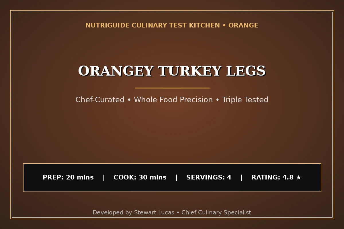 Orangey Turkey Legs