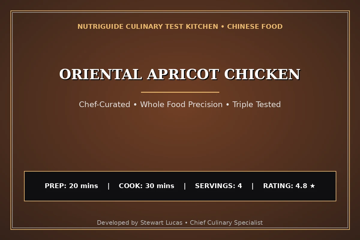 Oriental Apricot Chicken