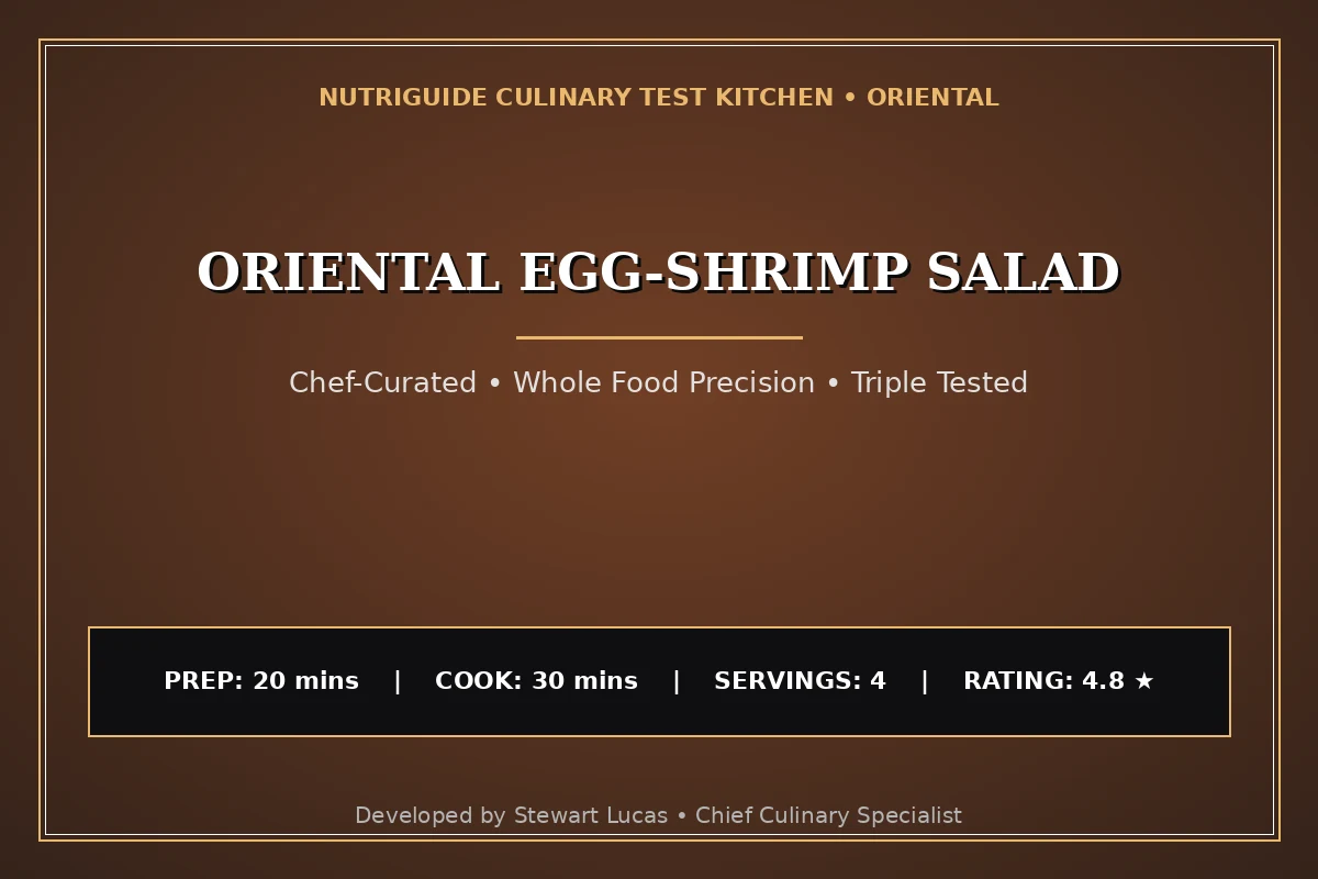 Oriental Egg-Shrimp Salad