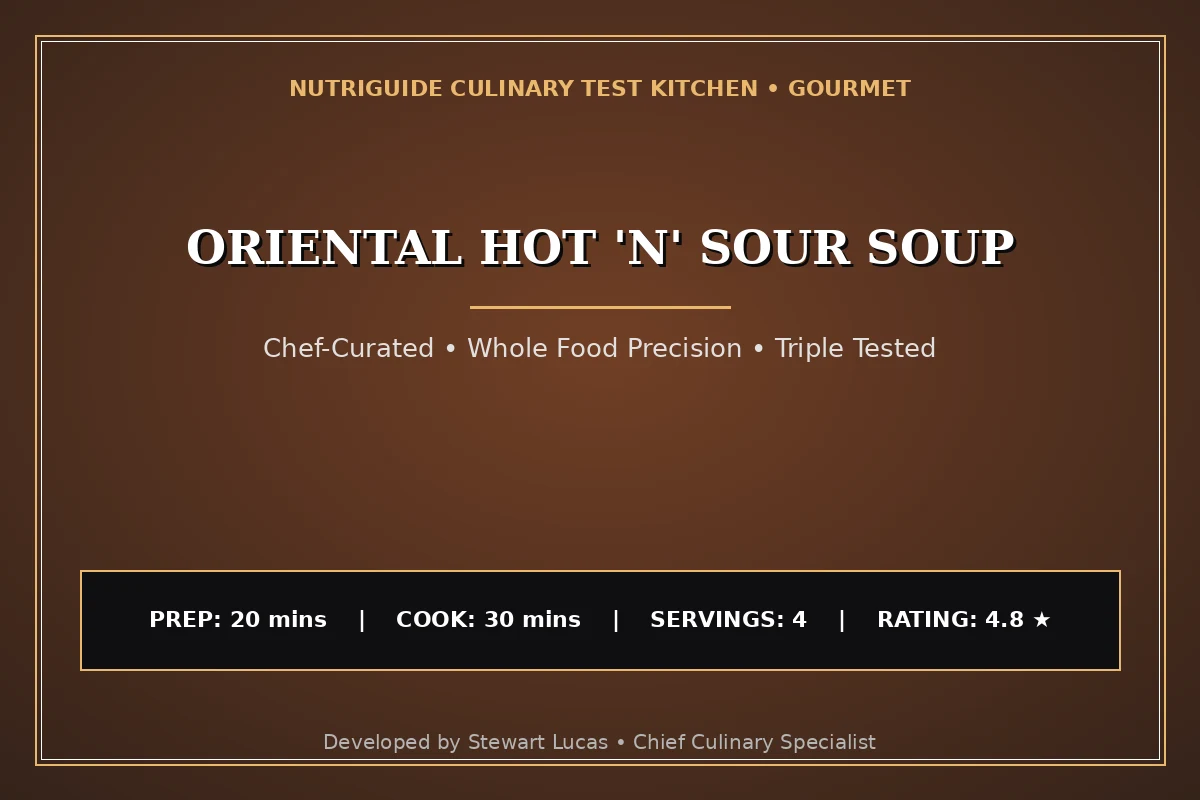 Oriental Hot 'N' Sour Soup