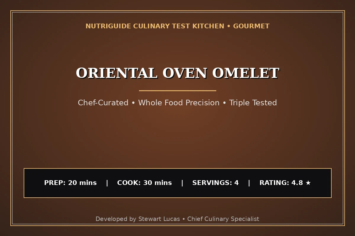 Oriental Oven Omelet