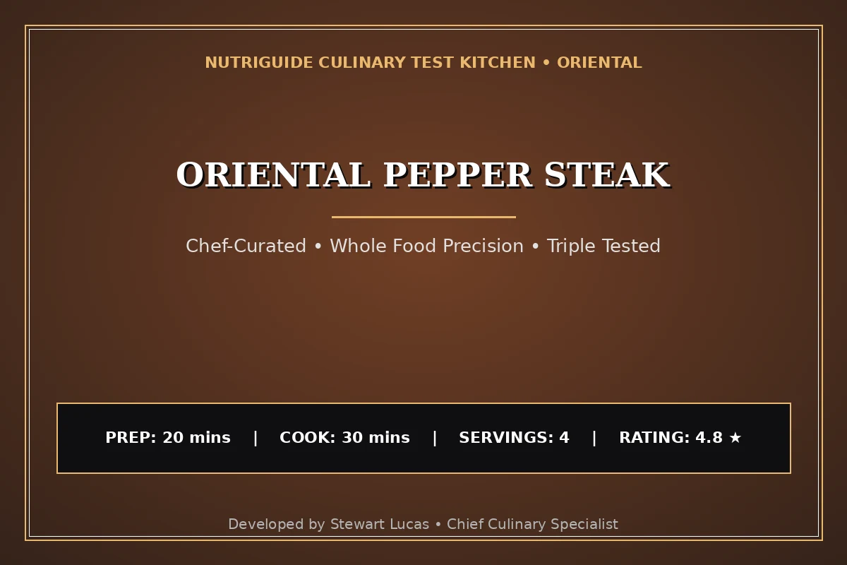 Oriental Pepper Steak