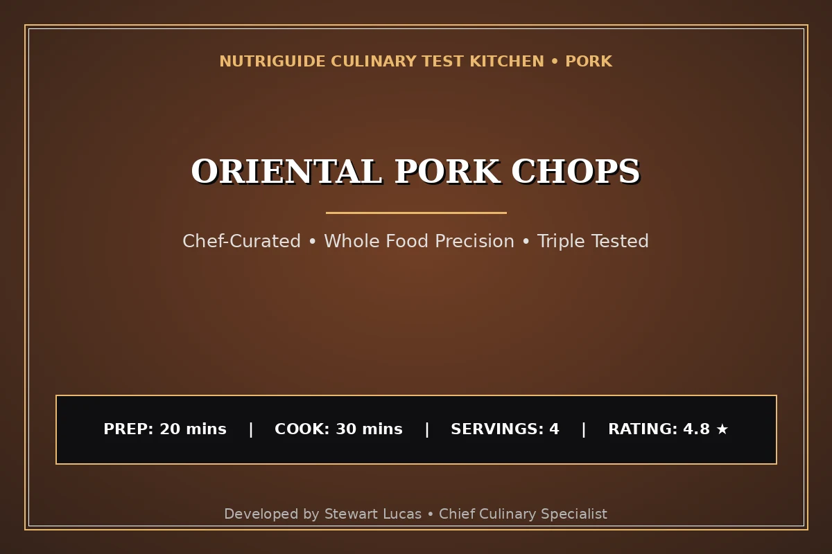 Oriental Pork Chops