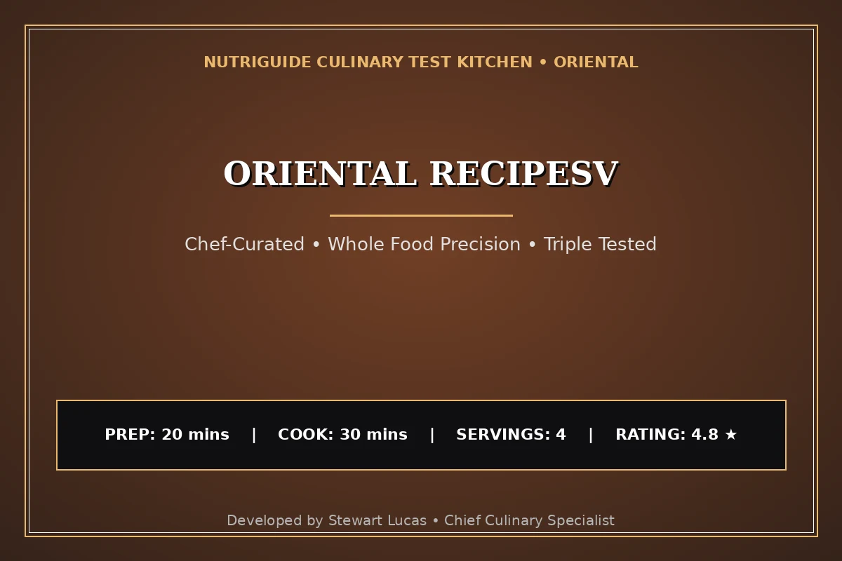 Oriental Recipesv