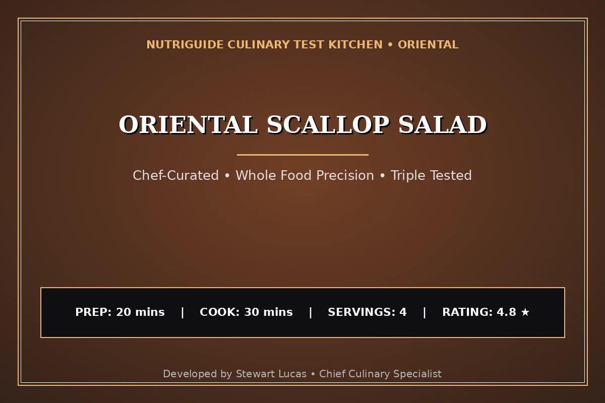 Oriental Scallop Salad