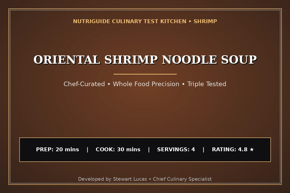 Oriental Shrimp Noodle Soup
