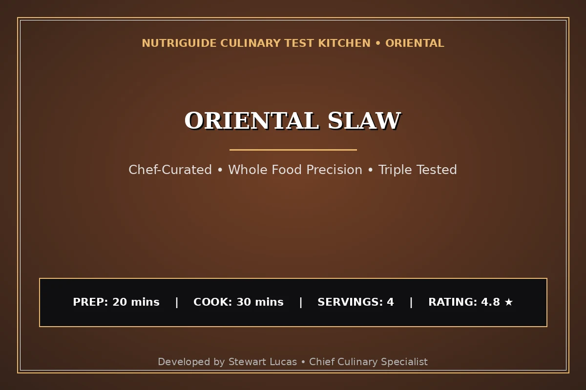Oriental Slaw