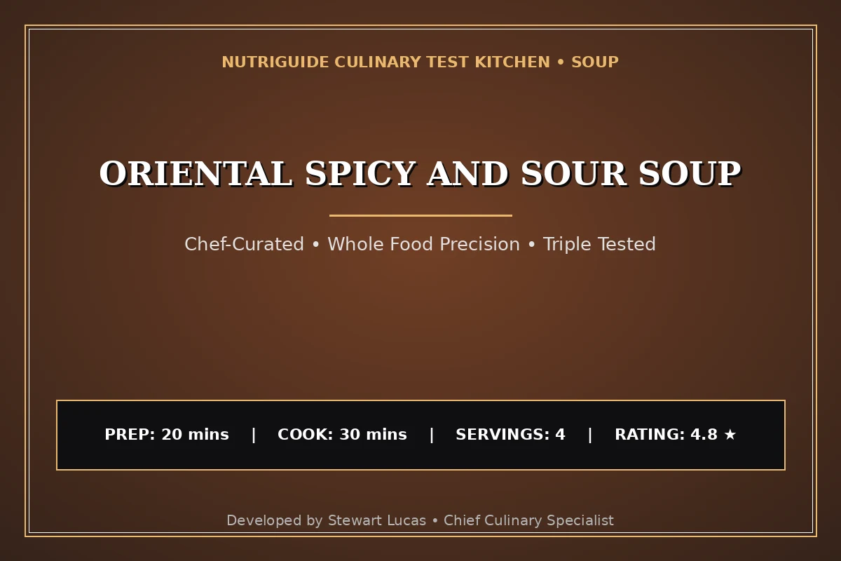 Oriental Spicy And Sour Soup