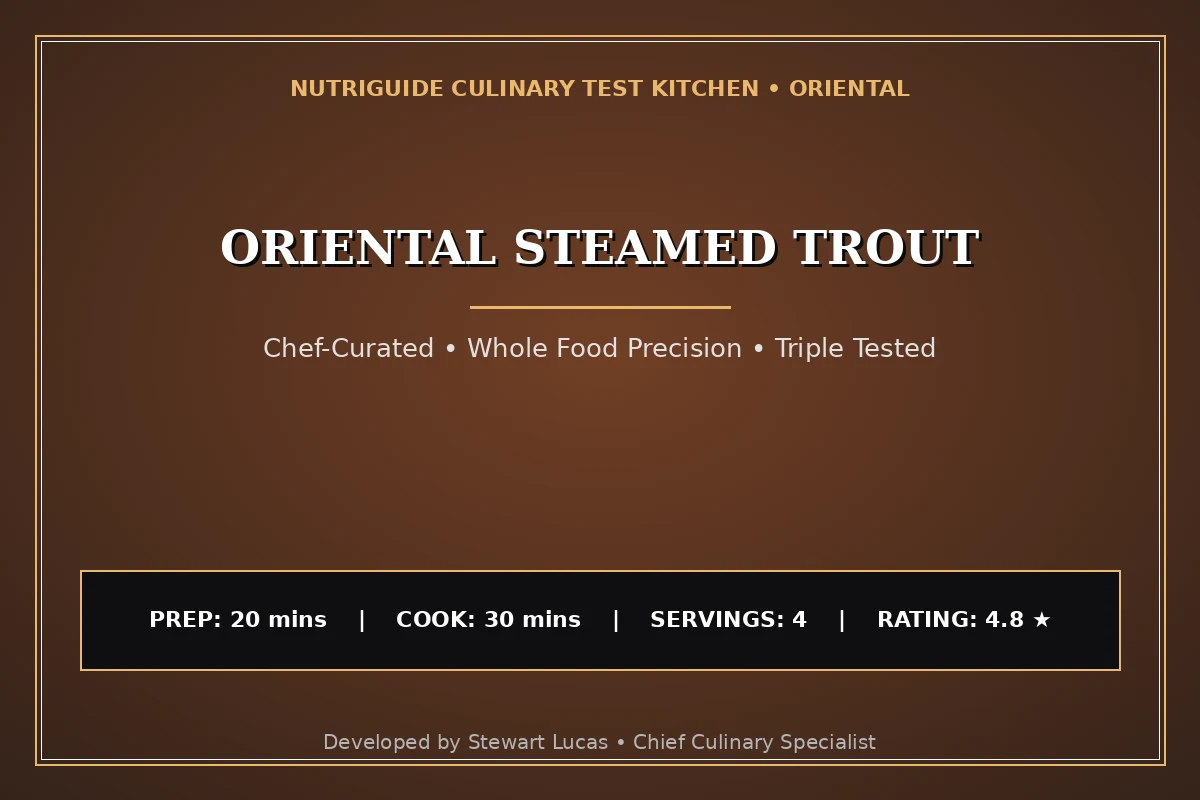 Oriental Steamed Trout