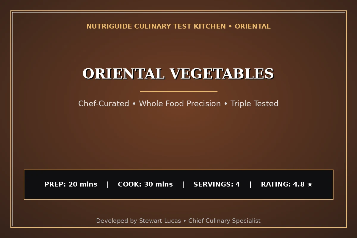 Oriental Vegetables