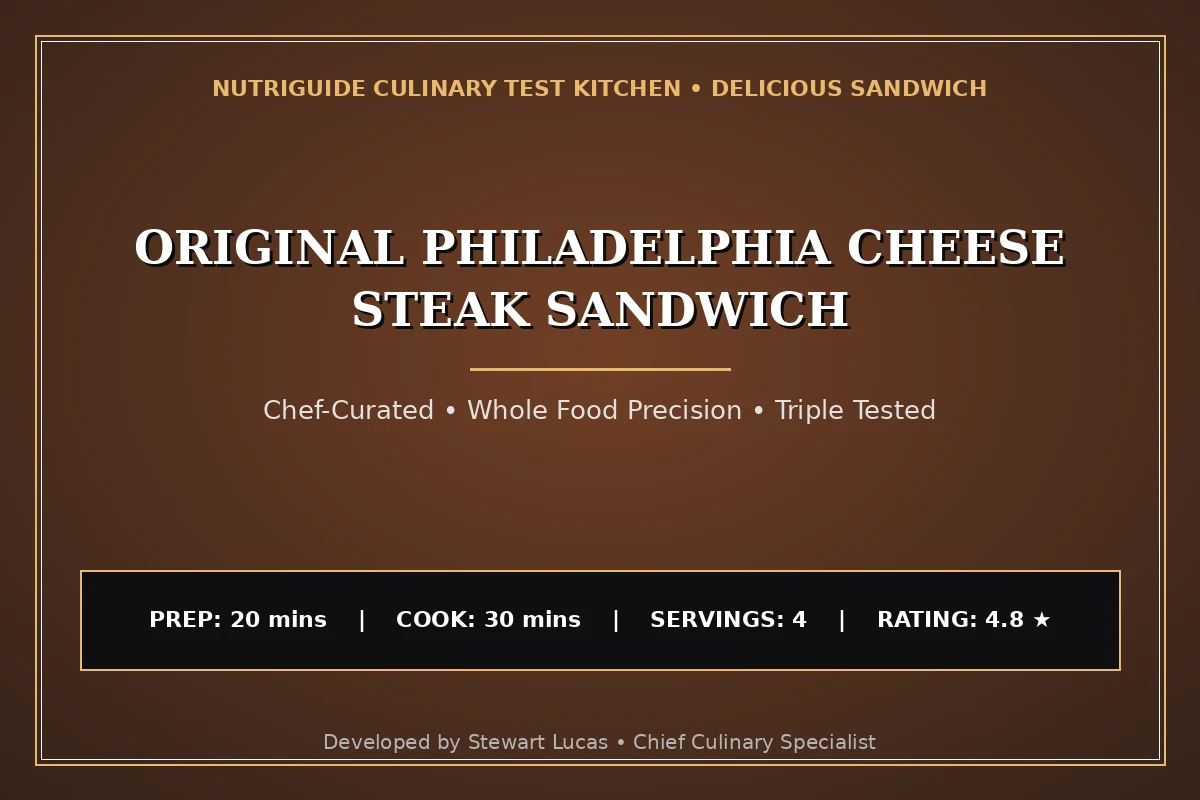Original Philadelphia Cheese Steak Sandwich