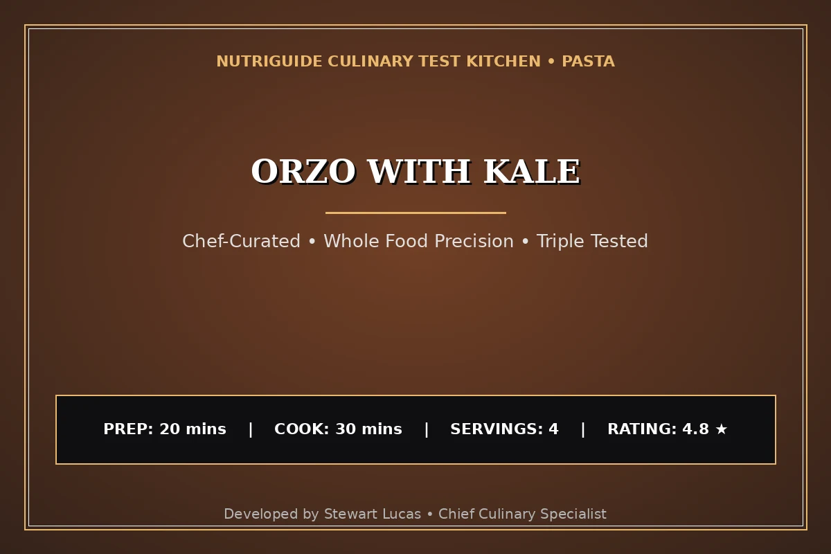 Orzo With Kale